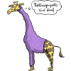 Giraffe Rollkragenpulli