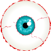 Eyeball turquoise blue (DDP)
