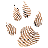 Fingerprint Wood Paw