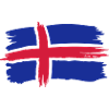 Island Iceland Flagge