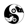 Yin et Yang moto