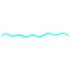 Waves line turquoise
