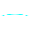 Bow line in turquoise