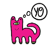 Cat funny speech bubble