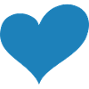 blue heart // love // marry // wedding