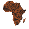 Carte afrique Afrique Thumbprint