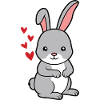 petit lapin doux bébé