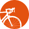 Rennrad vor Mond