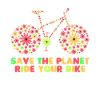 Bicycle 70s Flowers