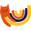 sweet rainbow cat