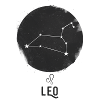 Minimal Leo Zodiac Sign