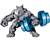 Rhino muscles dumbbell