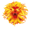 Lion's head fire lion