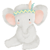 Boho elephant