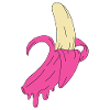 Pink Dripping Banana