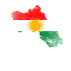 Kurdistan kurdisk flag for kurdere