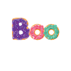 Halloween boo donut