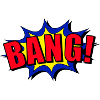 Bang comic style