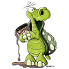Turtle needs coffee