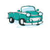 Auto Trabi als Comic