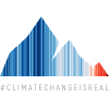 Global warming stripes - gray font