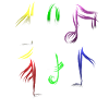 Clef triple note musique