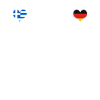 Drapeau Allemagne Grèce