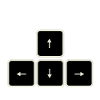 Arrow Keys Keyboard Computer Nerd