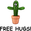 Smiling Cactus: FREE HUGS!