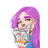 Purple Girl Limitless | Pink Hair