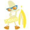 Banane nue censurée