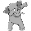 Dabbing elephant Dancing elephant