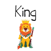King Queen Partnerlook