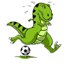 T-Rex Dinosaur Football