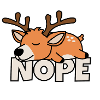 Lazy reindeer