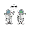 L'astronaute vous bénisse l'espace Spaceman