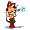 Firefighter Cat