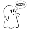 Booooo Geist Halloween