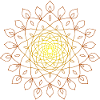Mandala sun energetic energy symbol
