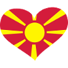 Mazedonien Herz; Heart Macedonia