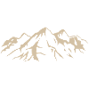 Mountains outline