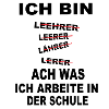 Ich bin Lehrer