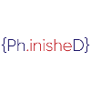 Phinished Finished PhD final cadeau
