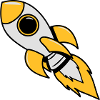rocket space travel flying