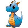 Blauer Drache