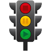 Traffic light (Stop, Pause, Play)