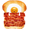 Egg, Bacon & Toast