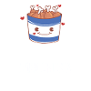 I Love Fried Chicken Crips Drumstick Bucket Funny