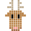 pixel reindeer
