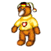 Teddy bear with sweater